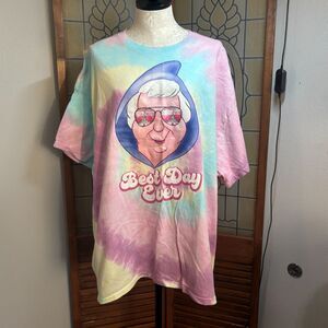 Cinderella Fairy Godmother Best Day Ever Tie Dye Summer Vacation T-shirt Size 3X